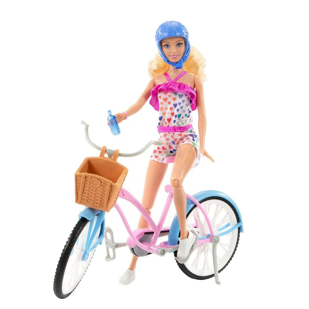 Boneca e Acessórios - Barbie - Passeio De Bicicleta - 18cm - Mattel