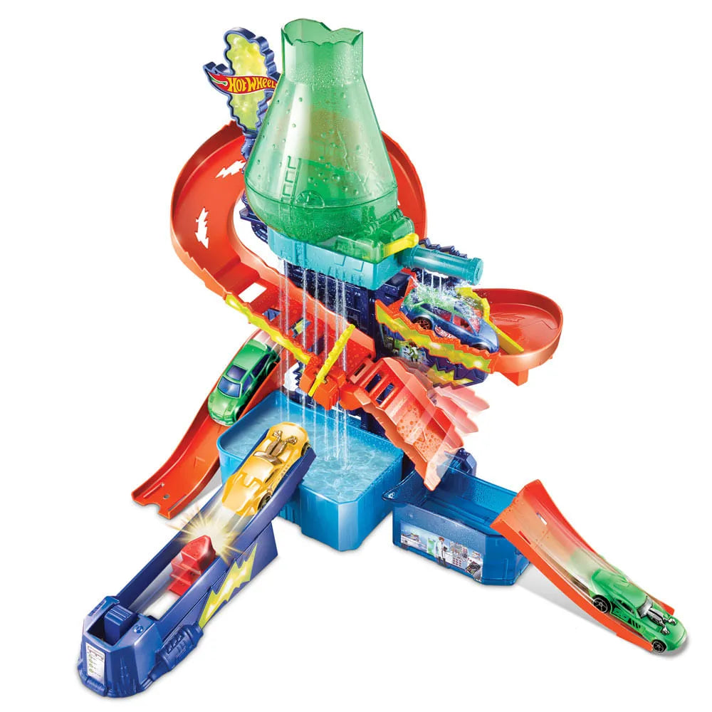Estação Científica Hot Wheels Color Change - Mattel